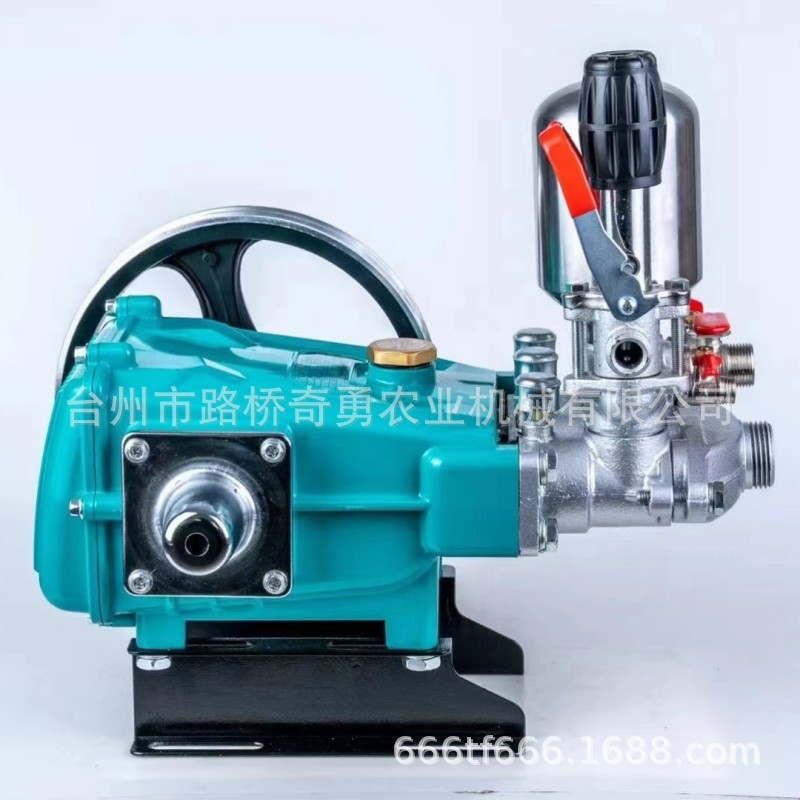三缸柱塞泵农用26型60型农田果园果树高压喷雾器打药泵雾炮机泵头图3