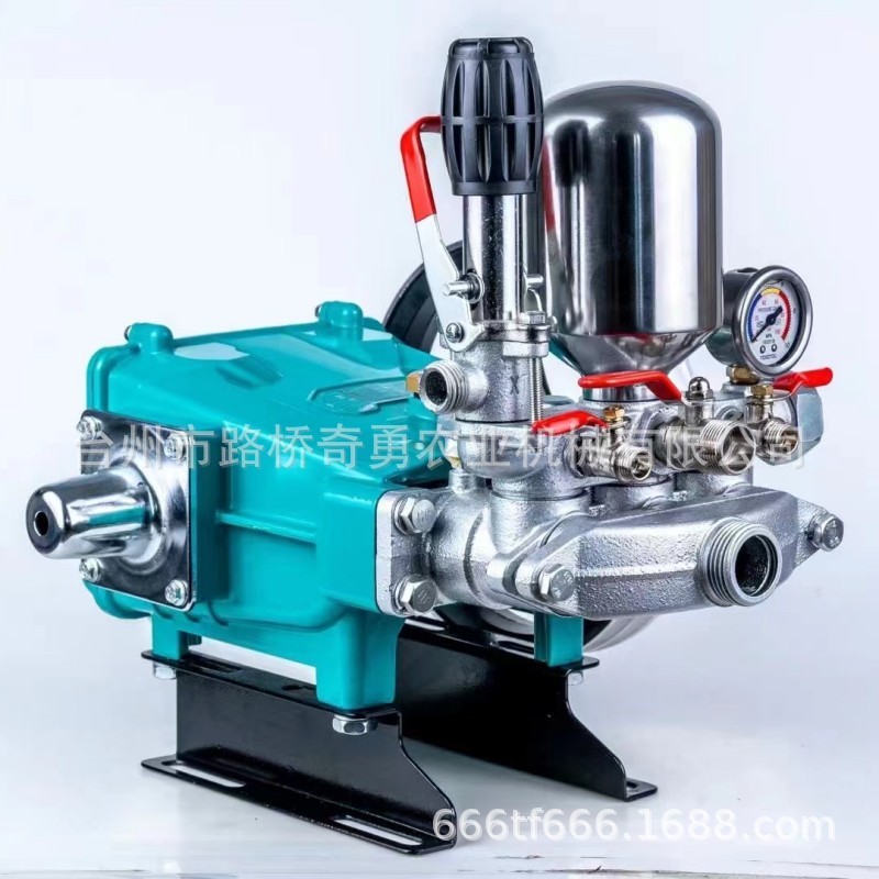 三缸柱塞泵农用26型60型农田果园果树高压喷雾器打药泵雾炮机泵头图5