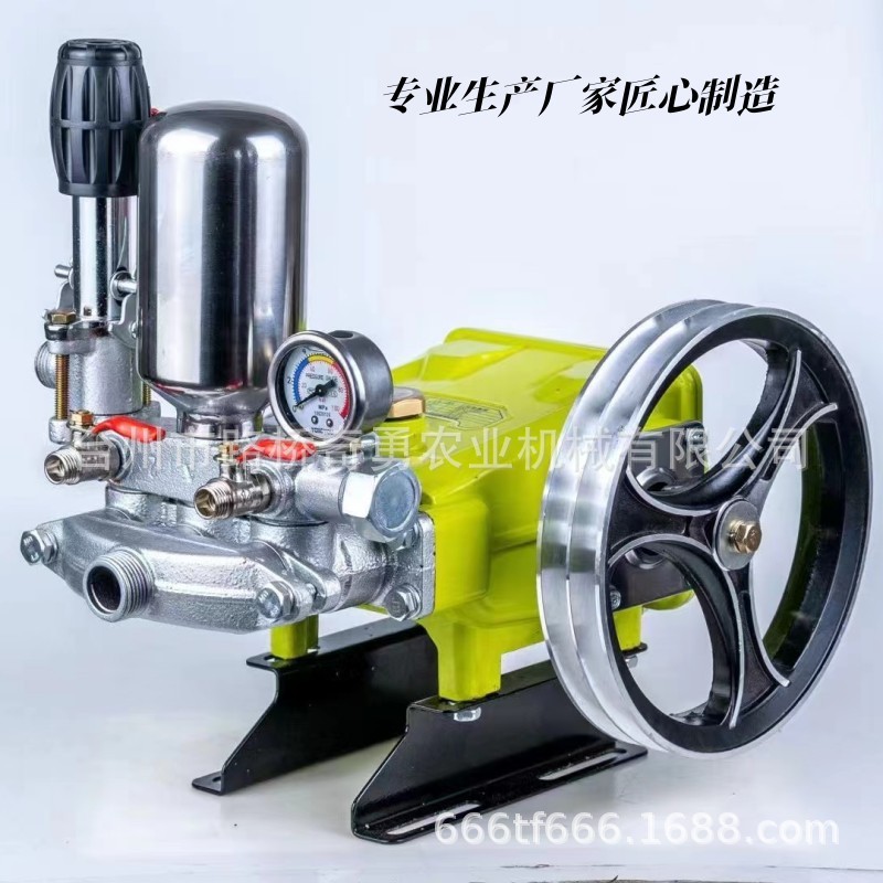 奇勇三缸柱塞泵26泵60泵农用高压打药泵农田果树园林动力喷雾泵图3