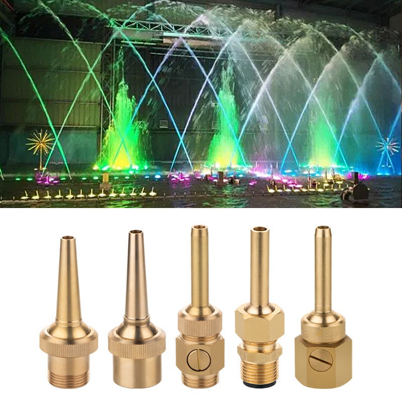 4分全铜子弹头自动喷头可调屋顶降温草坪喷头园林灌溉雾 化喷头图4