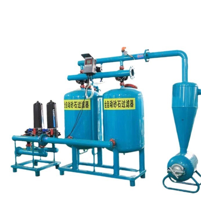 农业灌溉用全自动砂石过滤器 大棚用自动反冲洗首部叠片砂石过滤图5