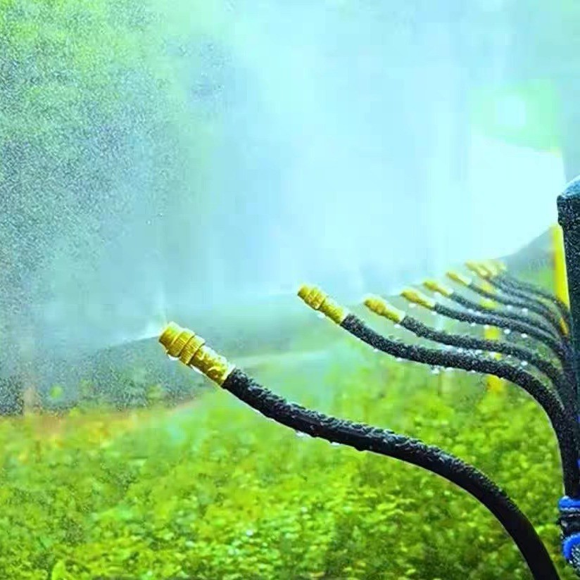 万向喷头自动浇花器万向浇花雾化喷头喷淋洒水灌溉降温除尘 喷雾器图4