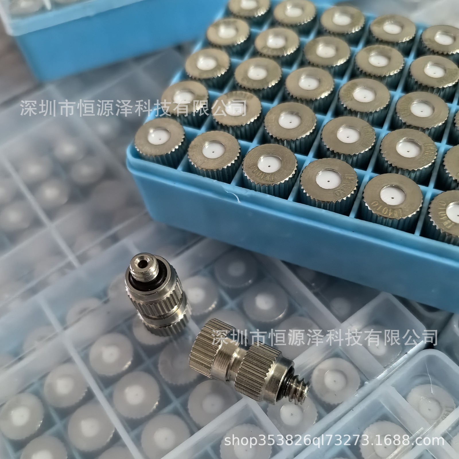 新款不锈钢降温喷雾环风扇用喷雾器户外降温庭院花园电风扇喷雾器图4