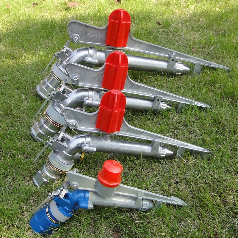 农业灌溉设备摇臂喷枪园林自动旋转摇臂喷灌大田茶园浇地360度图3