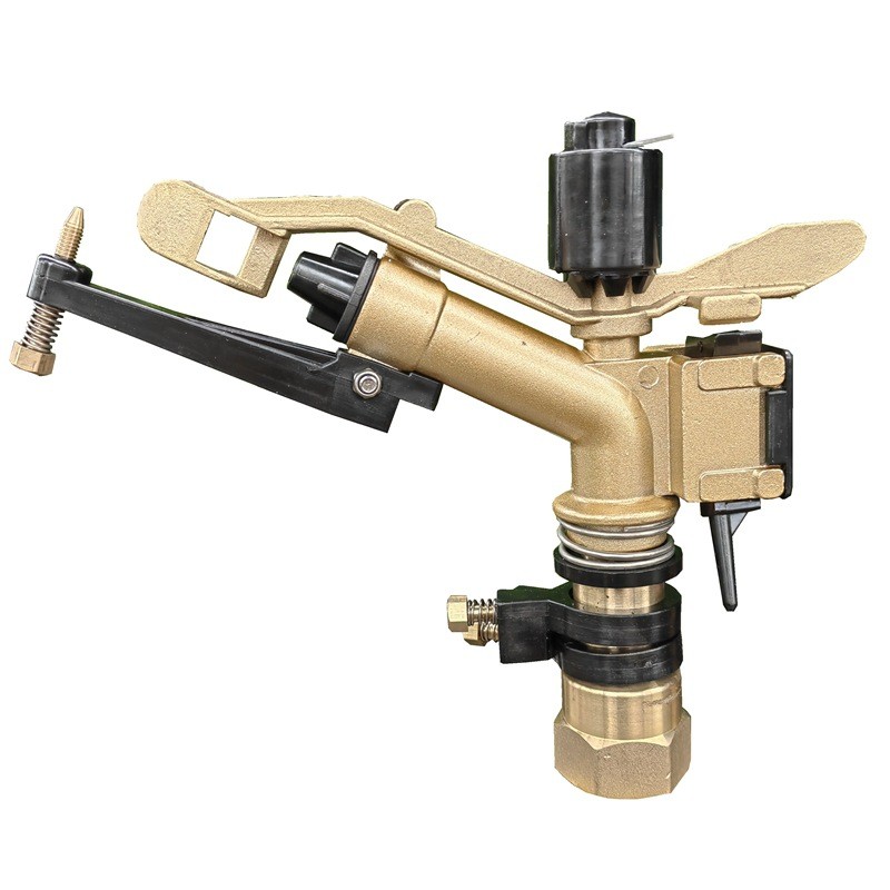 农业灌溉设备摇臂喷枪园林自动旋转摇臂喷灌大田茶园浇地360度图5