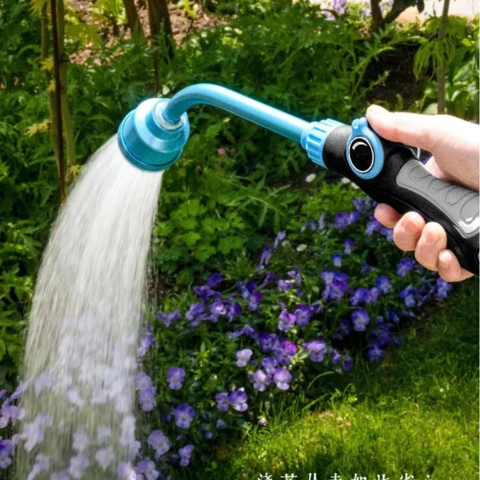 园艺浇花神器长杆水枪园林浇水水管育苗喷头1000目育苗枪花洒批发