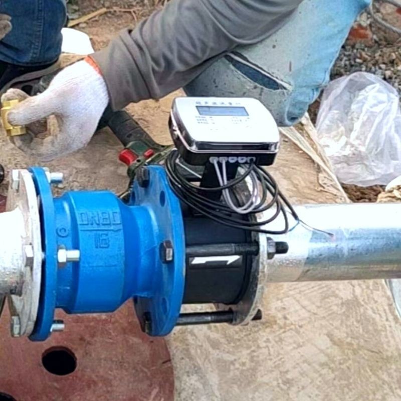 卡片式超声波流量计对夹式高精度超声波水表 农田机井灌溉 流量计图5