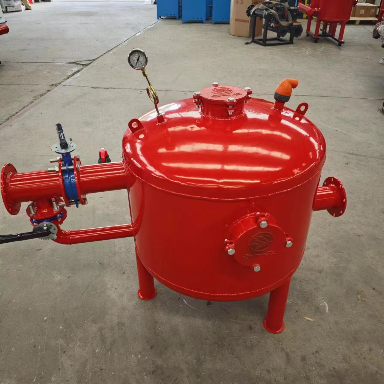 农用手动反冲洗砂石过滤器 滴灌喷灌园林大棚农田水处理过滤器图3