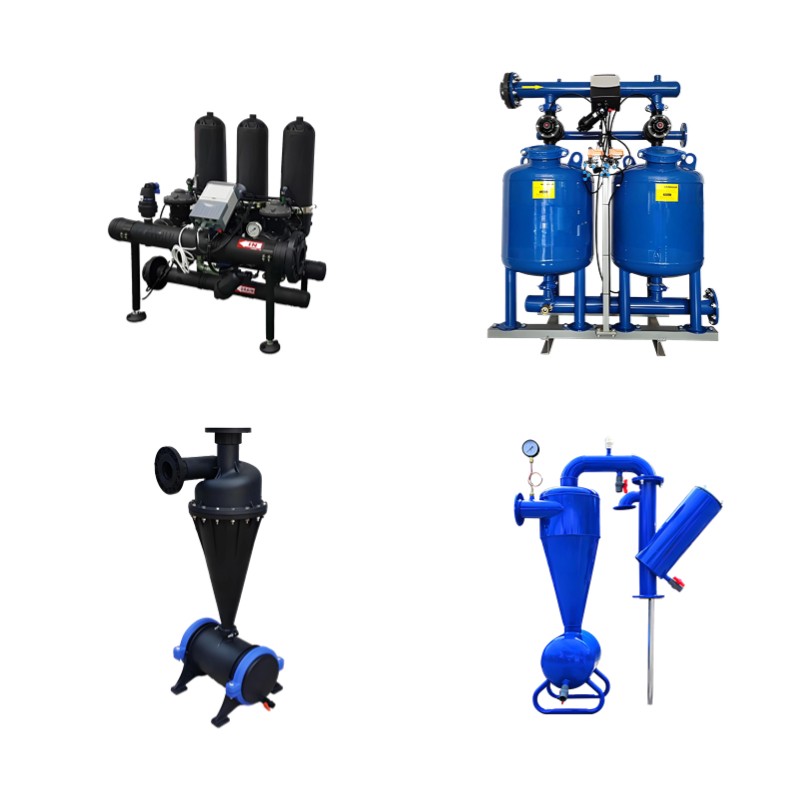 自动反冲洗砂石过滤器全自动叠片过滤器水源净化器离心过滤器河水净化污水过滤图4