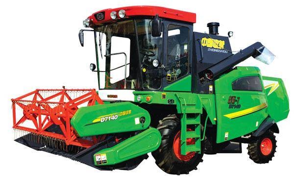 中国收获4LZ-7自走轮式谷物联合收割机图3