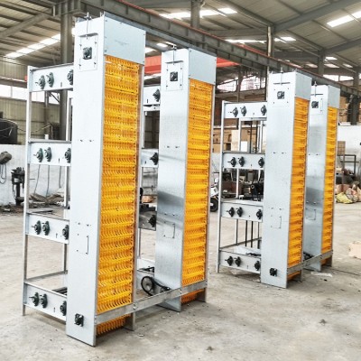 层叠式鸡笼拾蛋机批发 全镀锌自动捡蛋设备大量供应立式收蛋机