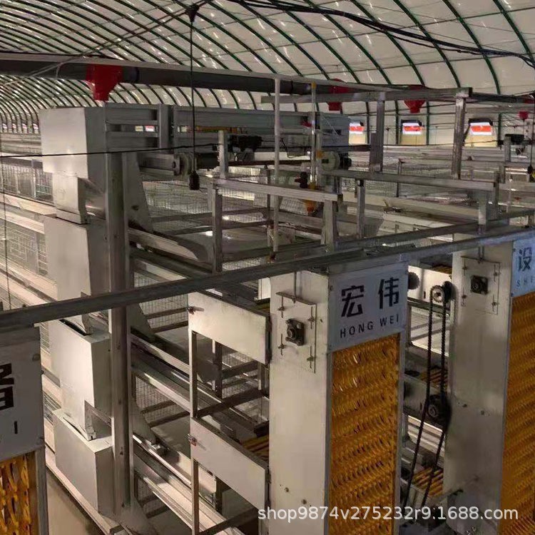 养鸡场自动饲喂设备 大型规模化鸡舍喂料机 可行走喂饲料设备图3