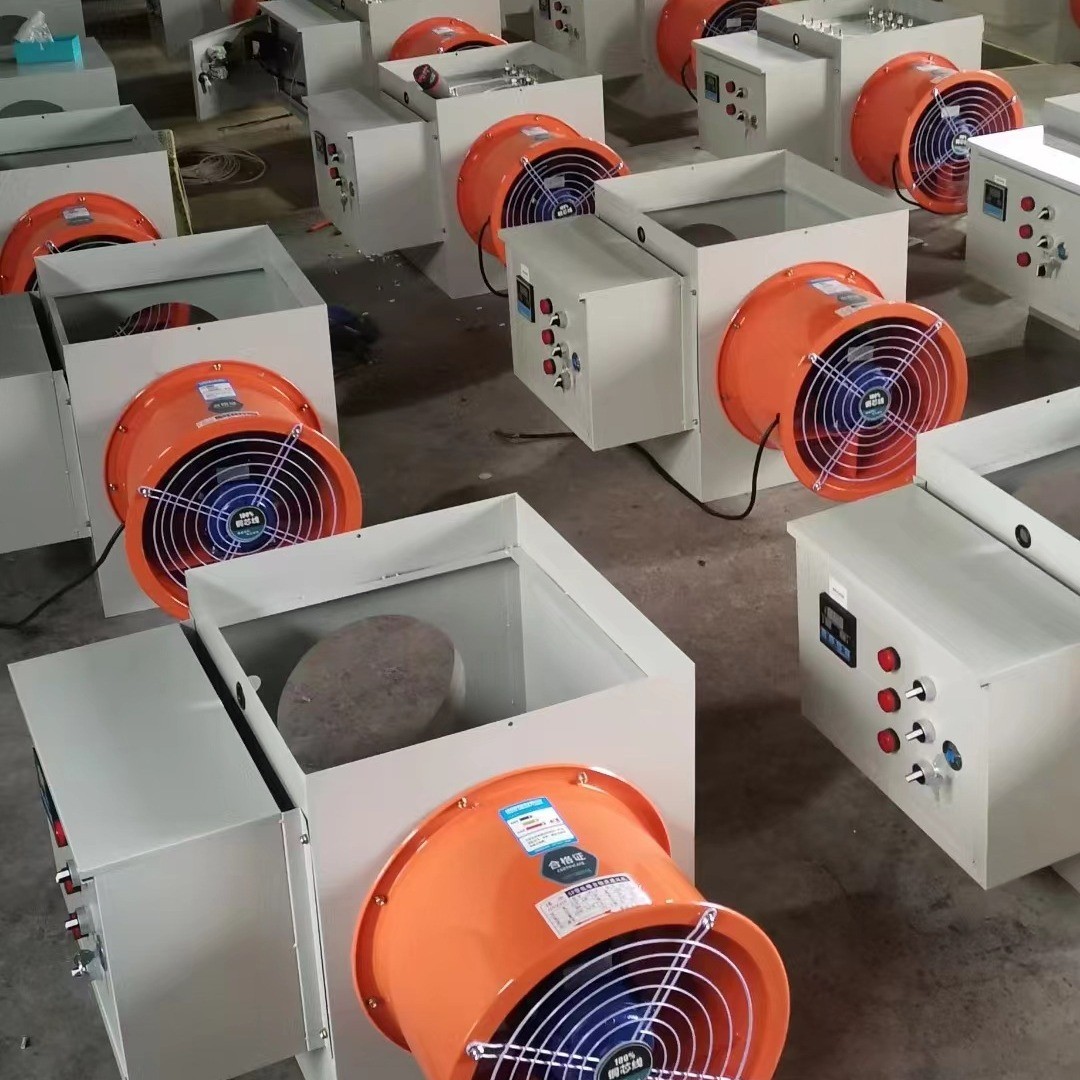 工厂仓库车间升温养殖育雏恒温暖风机工业电暖风机热风炉大棚图2