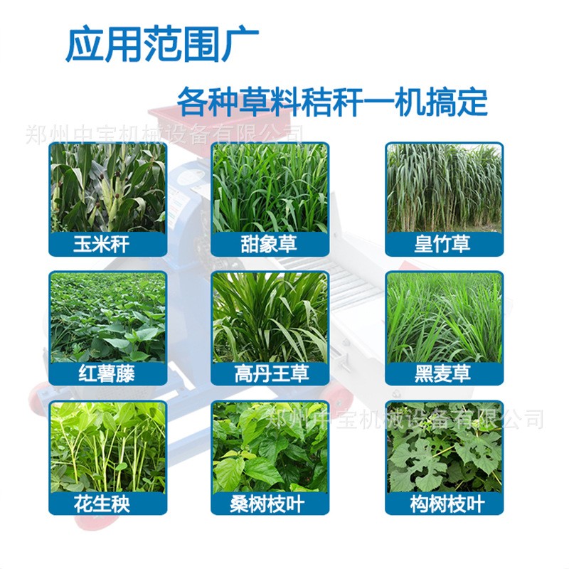 超细碎牧草打浆机小型粉碎机粉碎玉米秸秆喂鸡铡草机图3