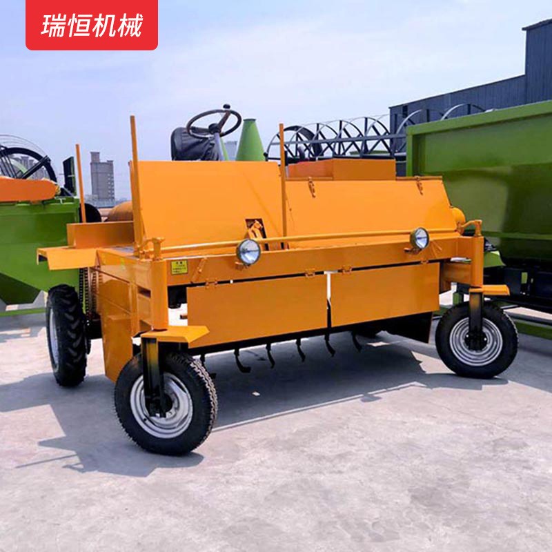畜禽粪便翻耙机羊粪酒槽污泥发酵处理履带翻抛机有机肥设备图3