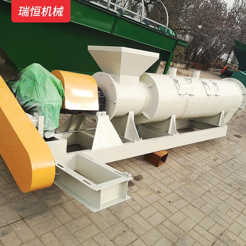 有机肥禽畜粪便造粒机营养土颗粒肥造粒生产线湿法搅齿造粒机图2