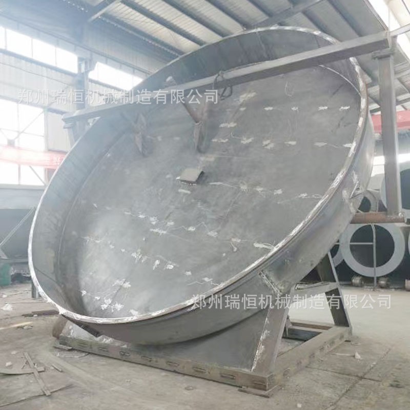 不锈钢圆盘造粒机鸡粪污泥膨润土造粒生产线设备颗粒均匀图4