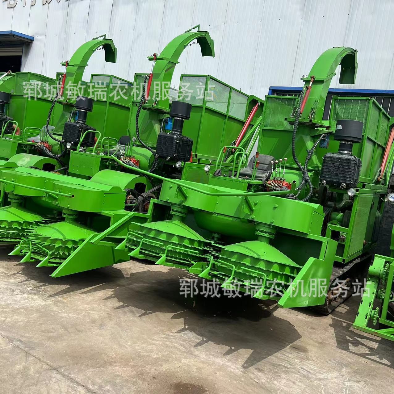 160马力履带牧草青储机全新圆盘玉米秸秆收割机甜菜茎叶收获机图3