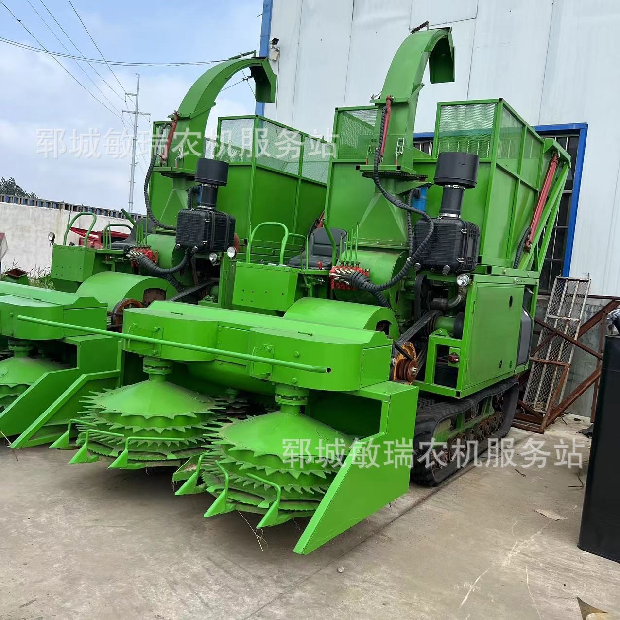 160马力履带牧草青储机全新圆盘玉米秸秆收割机甜菜茎叶收获机图4