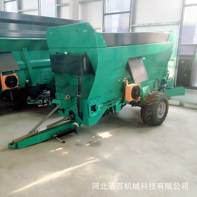 拖拉机牵引式撒粪车双竖绞龙撒肥车多功能扬粪机大型农田撒肥机图4