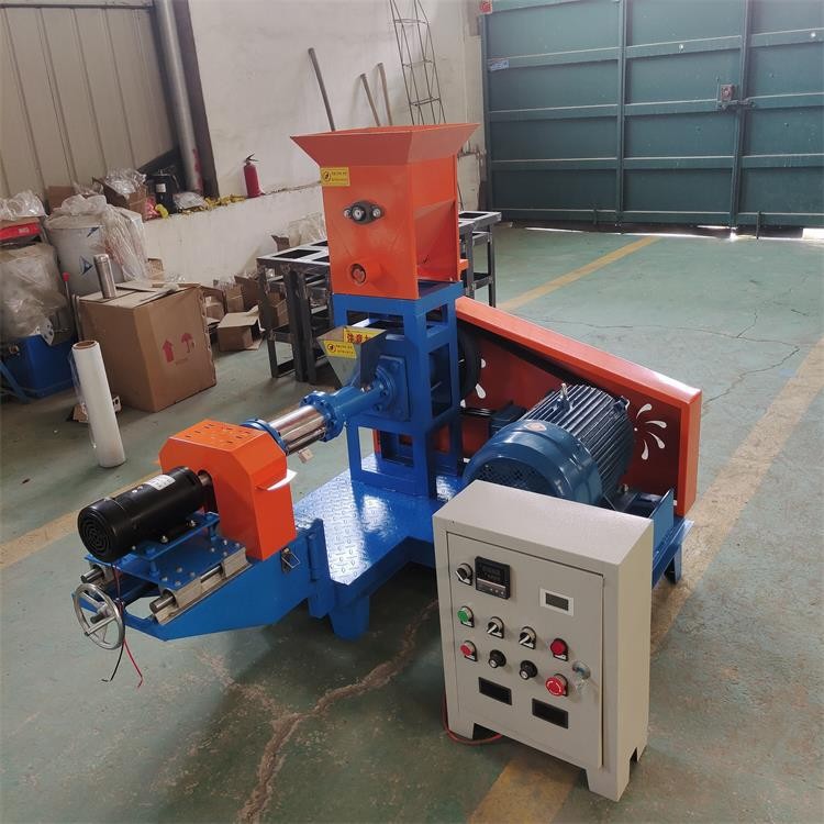 全自动 宠物饲料膨化机 狗粮烘干机 家用小型猫粮颗粒膨化设备现图4