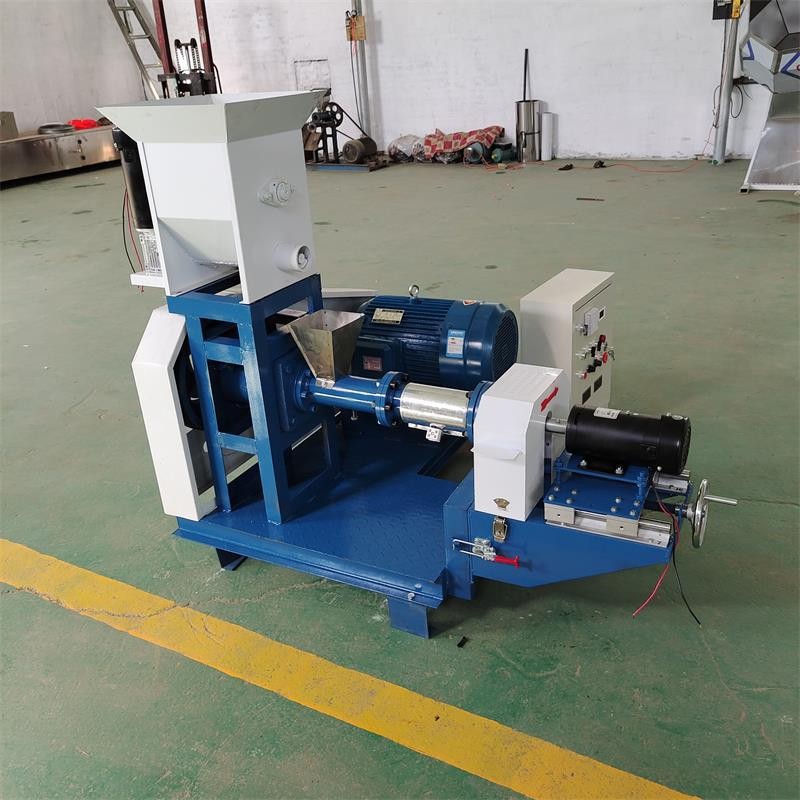 水产养殖鱼饲料颗粒膨化机小型狗粮机宠物饲料膨化机牛蛙颗粒机图2