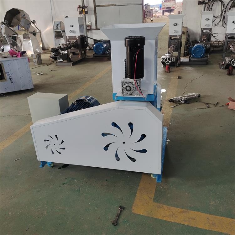 水产养殖鱼饲料颗粒膨化机小型狗粮机宠物饲料膨化机牛蛙颗粒机图4