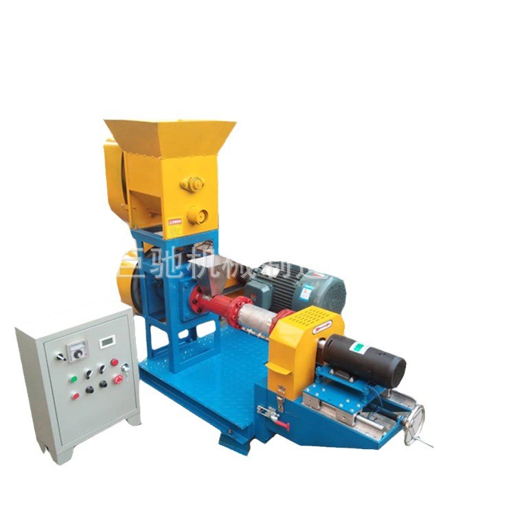 多功能家用220v狗粮机猫粮制作机 宠物饲料膨化机 水产漂浮鱼粮机图5