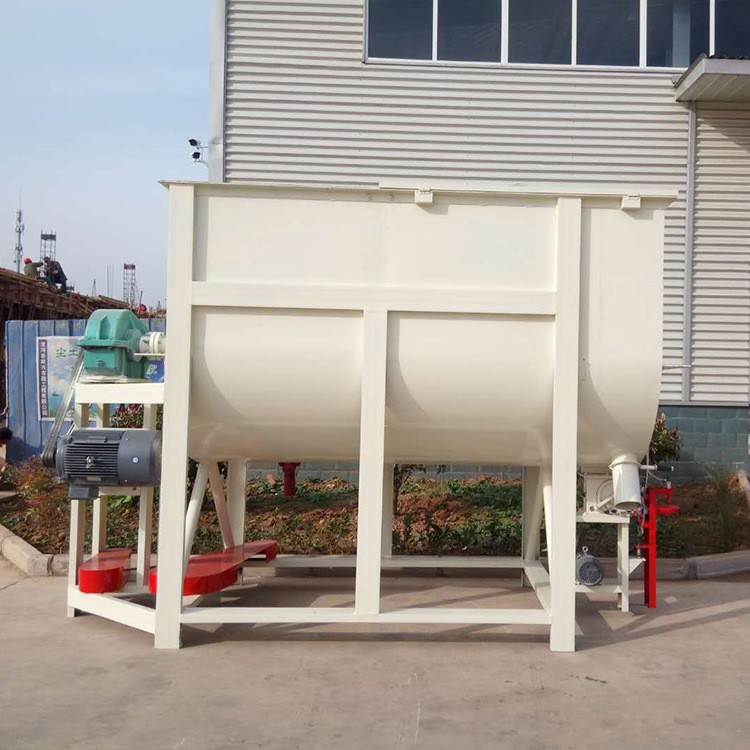 电脑计量干粉砂浆搅拌机 卧式螺带混料机 粉体混料机 粉末拌料机图3