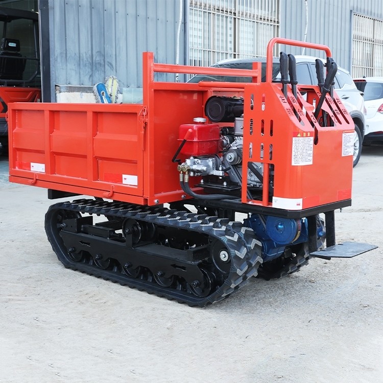 爬地虎履带运输车农用小型全地形山地工程果园自卸柴油木材搬运车图3