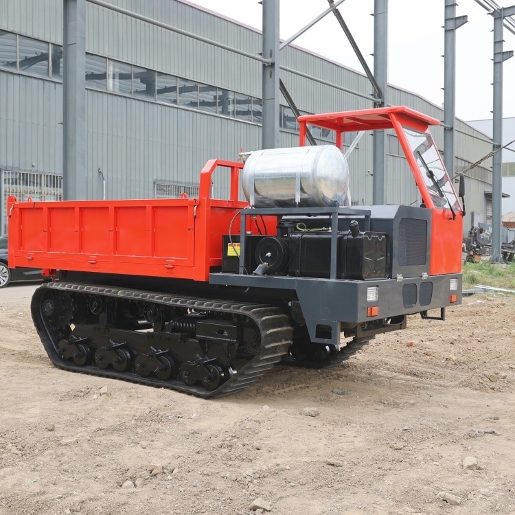 爬地虎履带运输车农用小型全地形山地工程果园自卸柴油木材搬运车图4