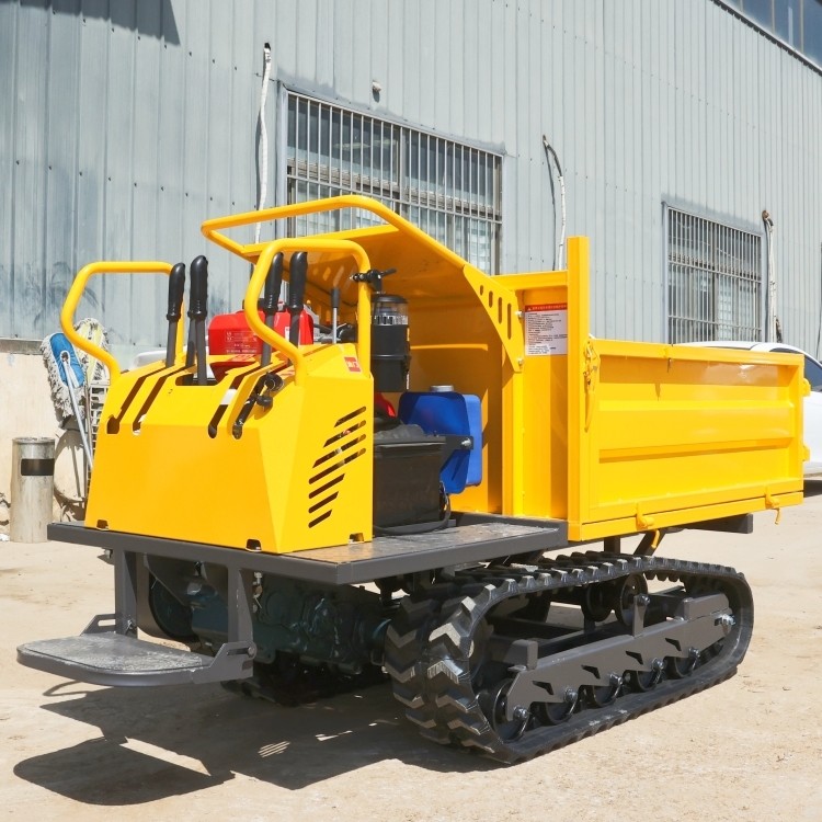 爬地虎履带运输车农用小型全地形山地工程果园自卸柴油木材搬运车图2