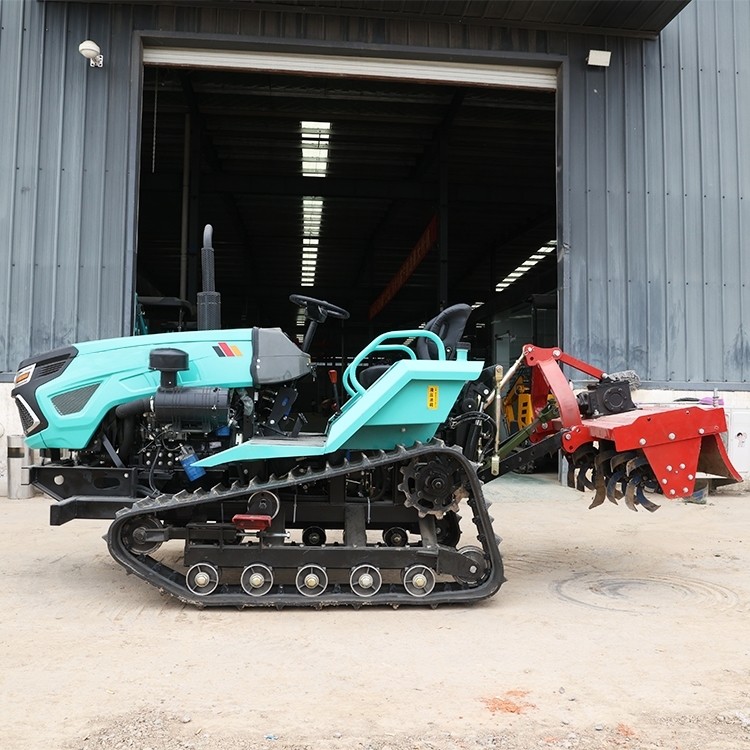 乘坐式旋耕机多功能耕地松土除草开沟回填大马力新式履带式微耕机图2