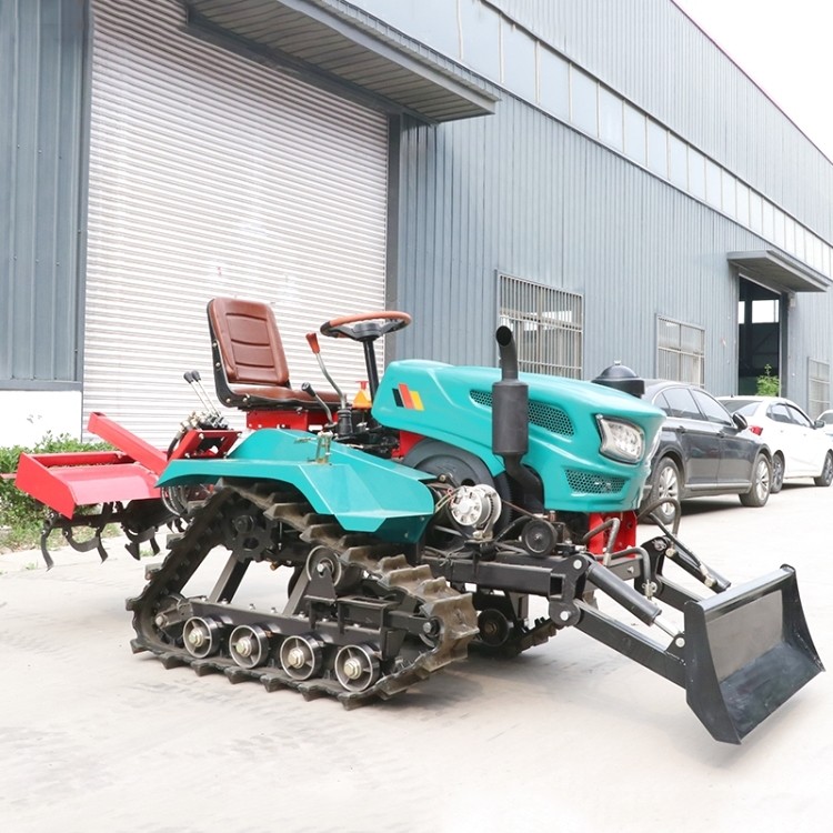 乘坐式旋耕机多功能耕地松土除草开沟回填大马力新式履带式微耕机图5