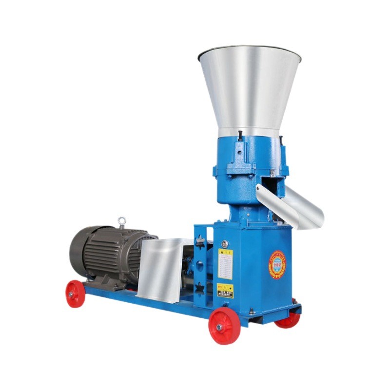 饲料颗粒机 牛羊鸡鸭猪兔颗粒饲料机 家用秸秆造粒机 饲料机械图4