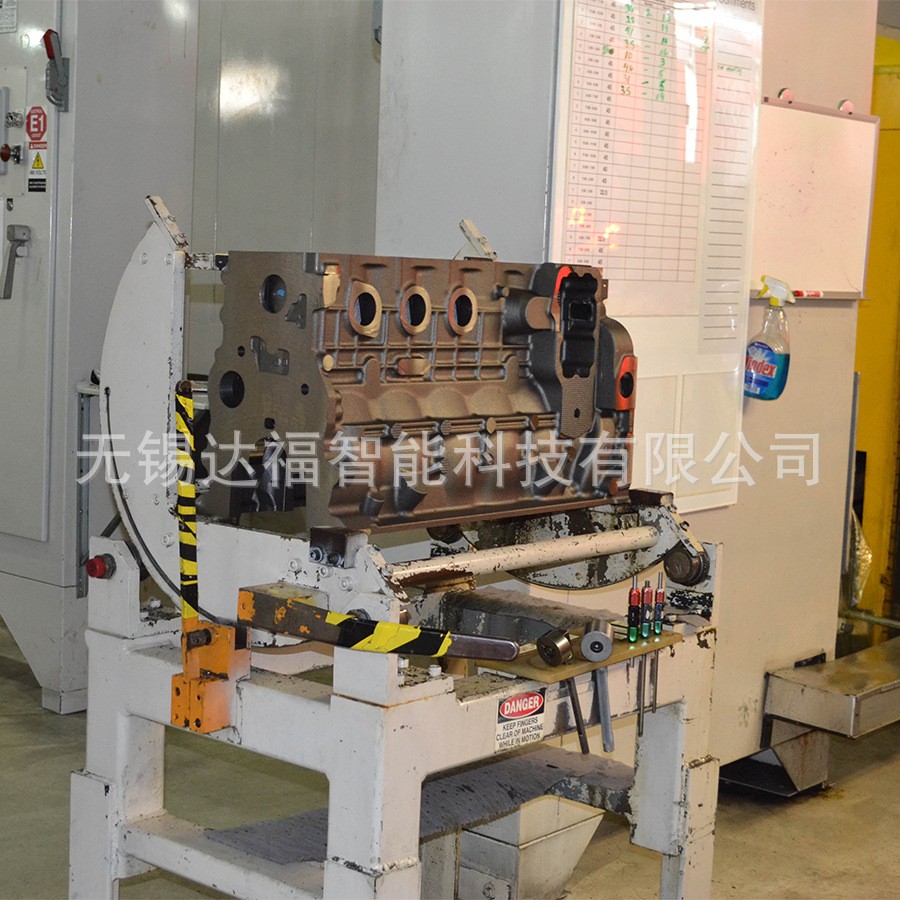 无锡达福直销非标制作发动体 缸体缸盖90 180度手动翻转架图3