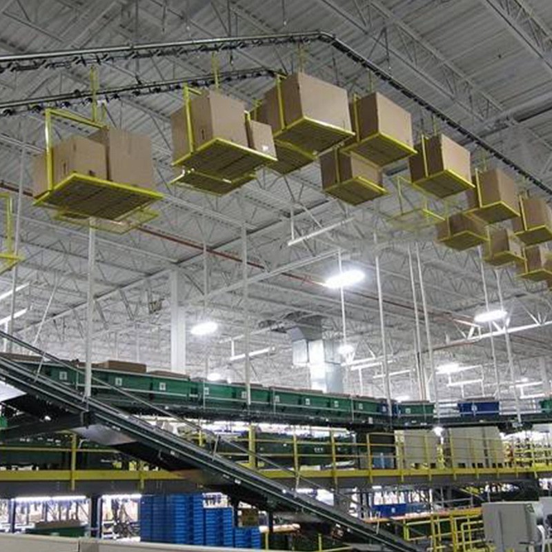 源头工厂批发悬挂式输送线吊空式流水线悬空链条式送货线图4