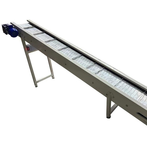 流水线输送带皮带线车间传送输送机链板线不锈钢食品流水线转弯机图5