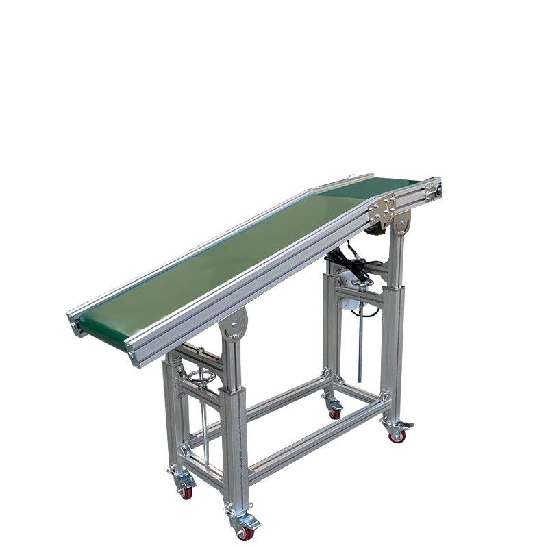 注塑机流水线输送带传送机升降式传送带接驳台爬坡机旋转图5