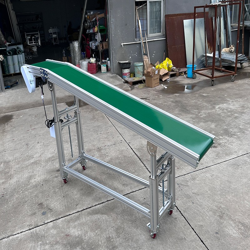 注塑机流水线输送带传送机升降式传送带接驳台爬坡机旋转图3