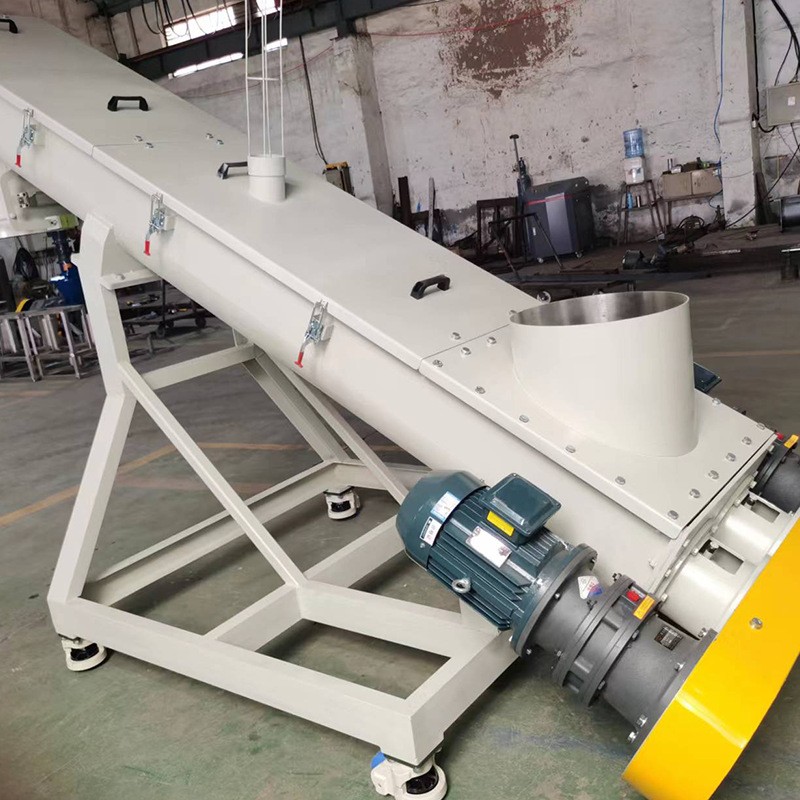 移动升降料塔上料绞龙 螺旋上料机提升机结构牢固运行平稳图4