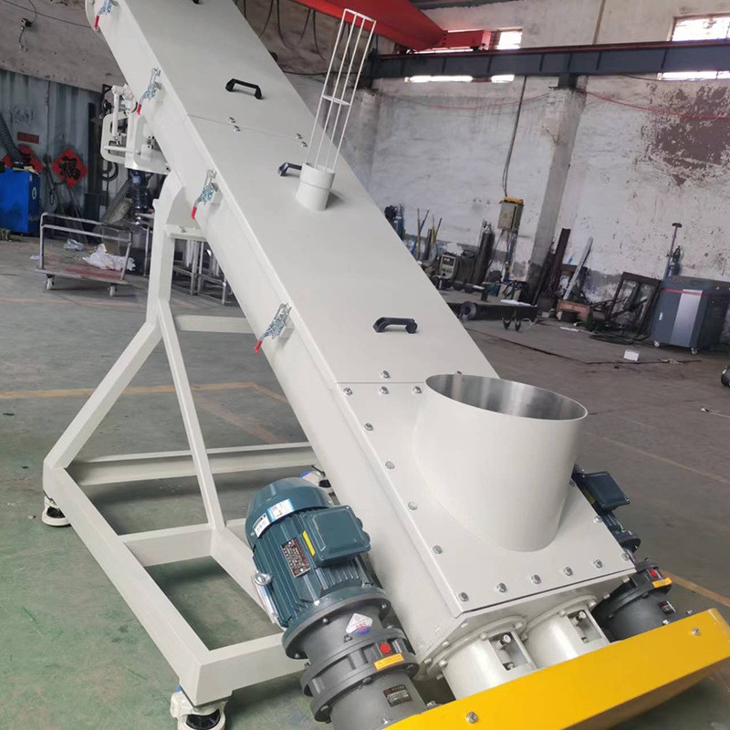 移动升降料塔上料绞龙 螺旋上料机提升机结构牢固运行平稳图3