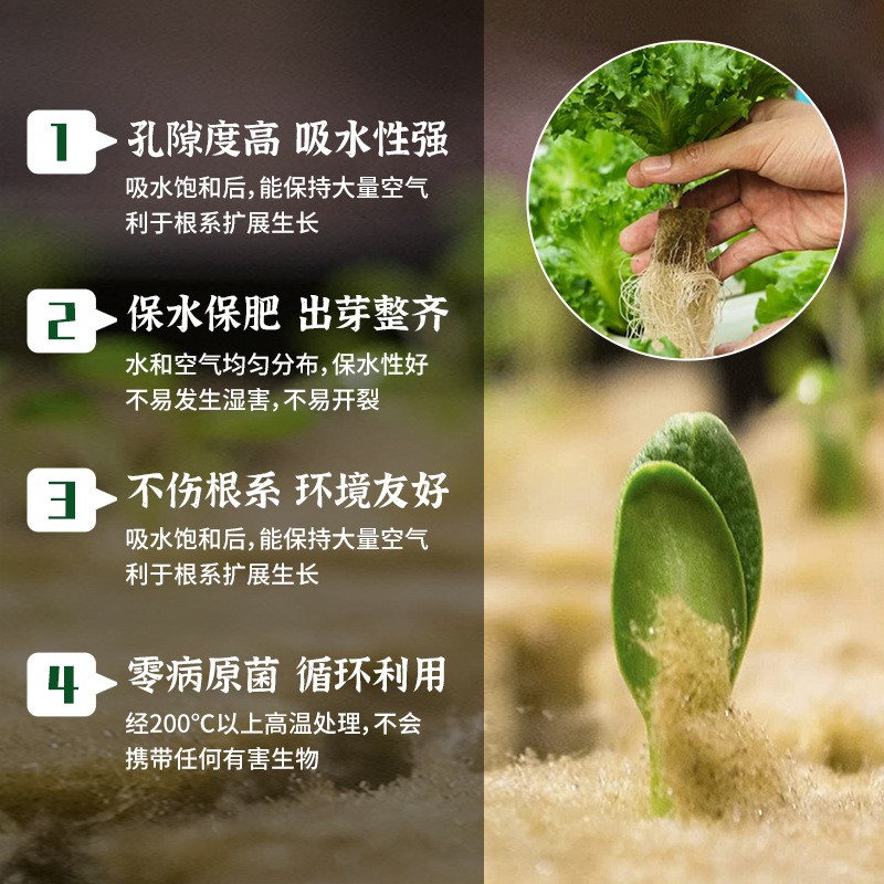 农业岩棉无土栽培水培营养种植高效透气提高发芽率保水透气育苗块图4