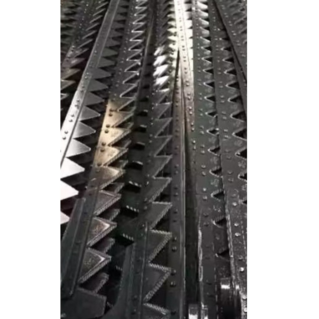 厂家批发小麦并联收割机刀杆总成不锈钢刀片厂割草机刀片 刀杆总成图5