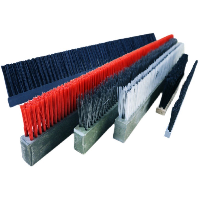 厂家直供砖机条刷pvc工业条刷木板刷硬毛塑料尼龙耐高温耐磨毛刷图5