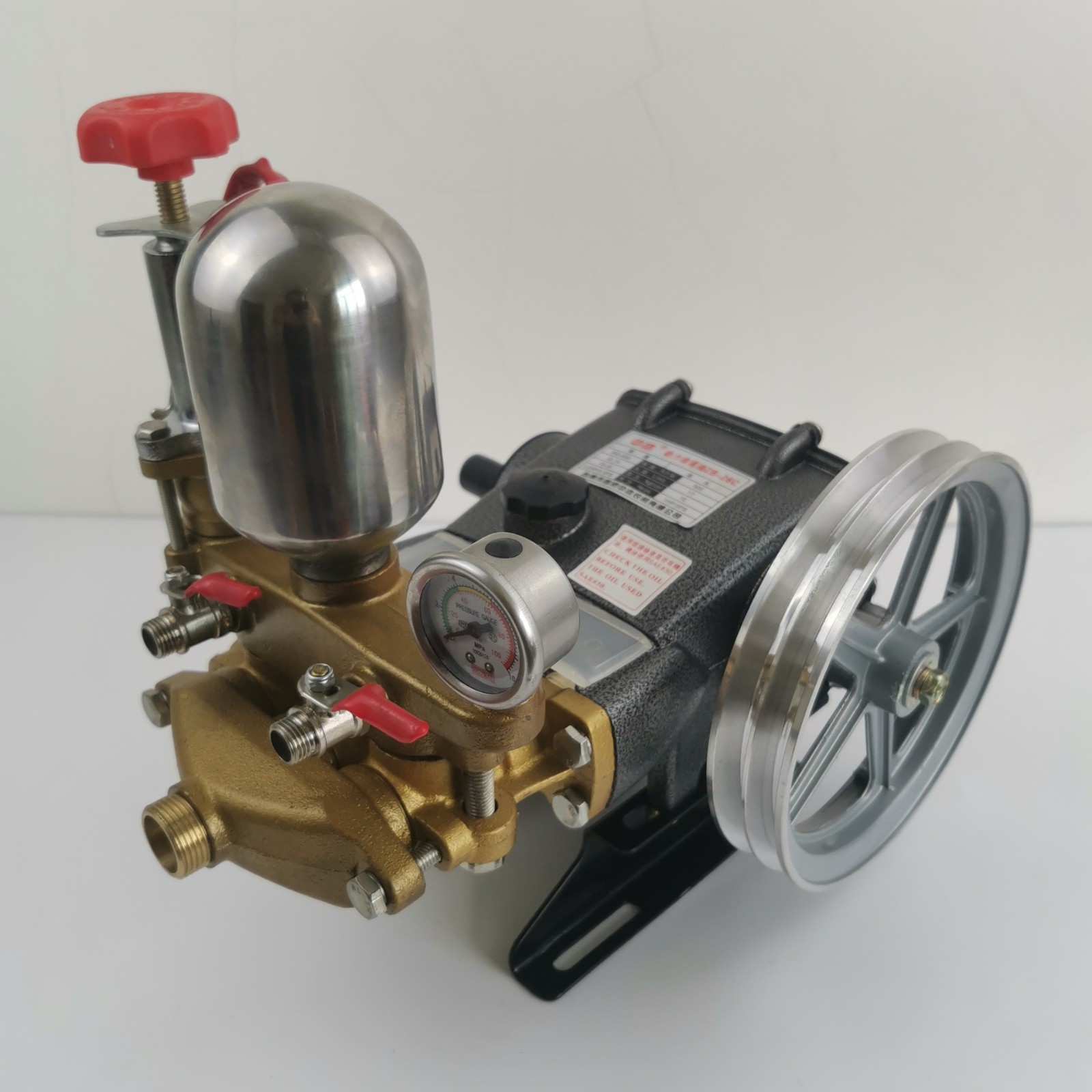 精品农用三缸柱塞泵泵头26/30型动力喷雾器新款陶瓷免黄油打药泵图3