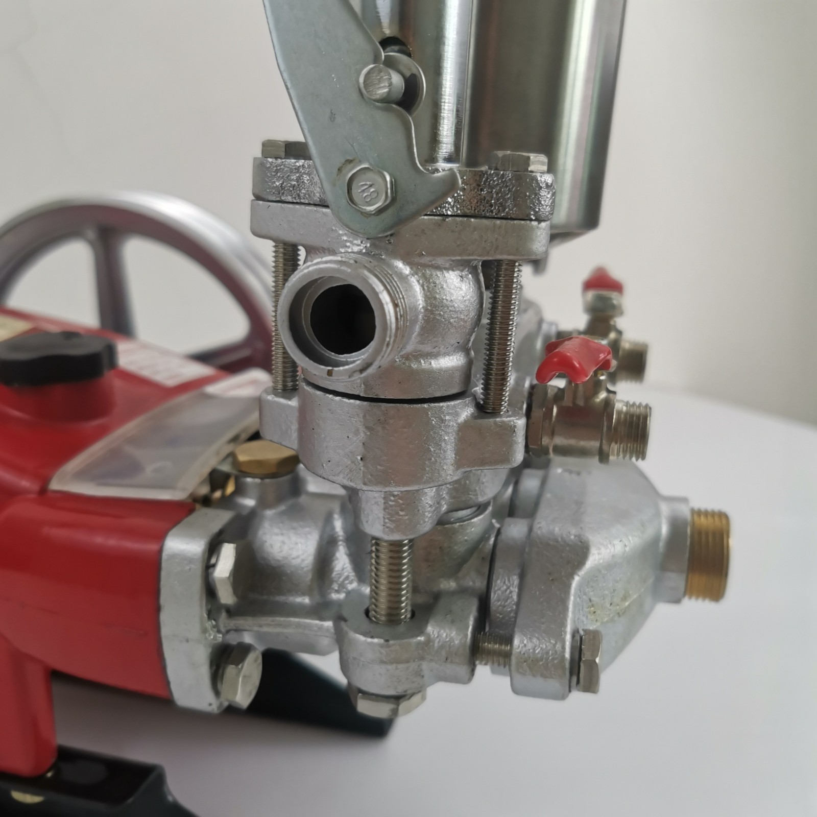 精品农用三缸柱塞泵泵头26/30型动力喷雾器新款陶瓷免黄油打药泵图4