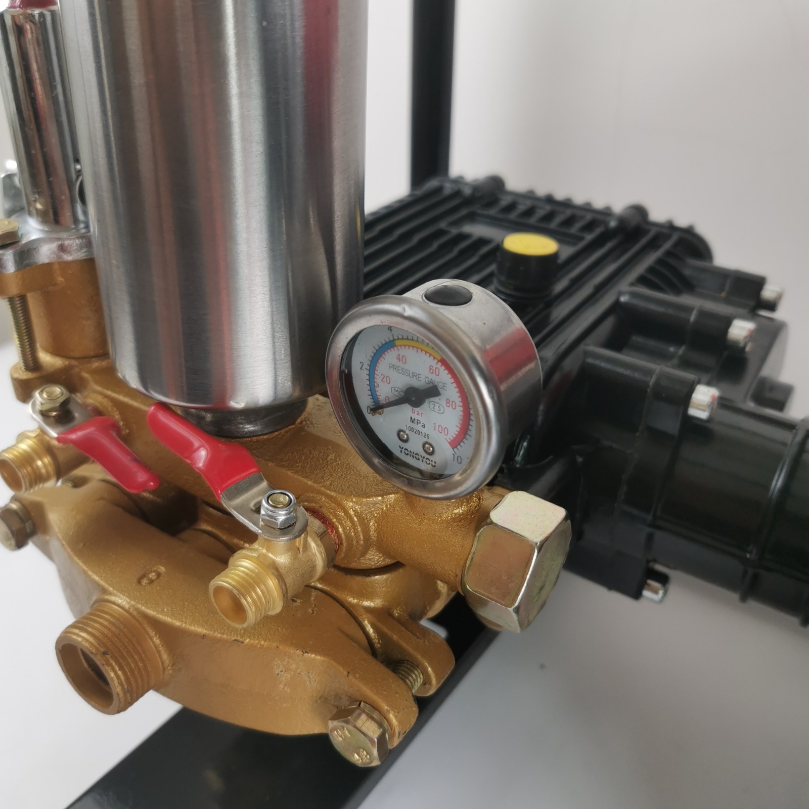 农用直联柱塞泵园林果树打药机杀虫施肥直连电启动汽油喷雾器图3