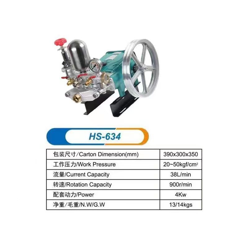厂家批发海顺农用汽油喷雾器三缸柱塞泵打药机免黄油高压陶瓷款图3