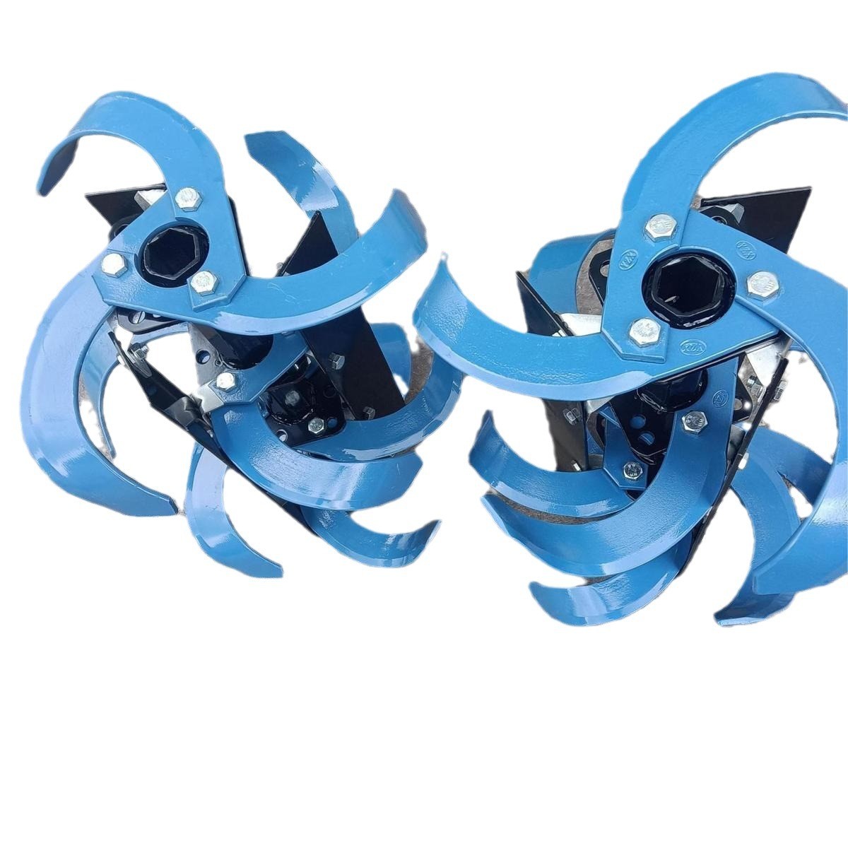 全套旋耕机微耕机水旱加厚防缠刀总成松土除草犁地铁牛耕地机配件图3